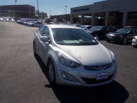 Shimmering Air Silver Hyundai Elantra SE Sedan. Click to enlarge. Shimmering Air Silver Hyundai Elantra SE Sedan. Click to enlarge.
