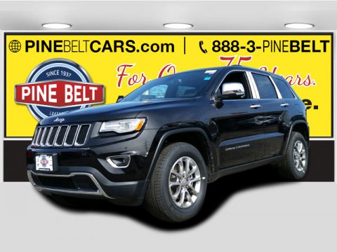 Brilliant Black Crystal Pearl Jeep Grand Cherokee Limited 4x4.  Click to enlarge.