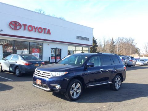 Nautical Blue Metallic Toyota Highlander Limited 4WD.  Click to enlarge.