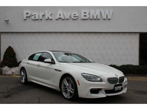 Alpine White BMW 6 Series 650i xDrive Gran Coupe.  Click to enlarge.