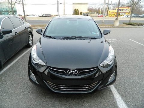 Black Hyundai Elantra GLS. Click to enlarge. Black Hyundai Elantra GLS. Click to enlarge.