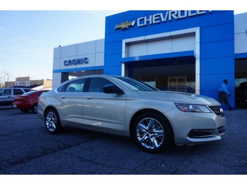 Champagne Silver Metallic Chevrolet Impala LS.  Click to enlarge.