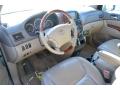  2004 Toyota Sienna Fawn Beige Interior #5