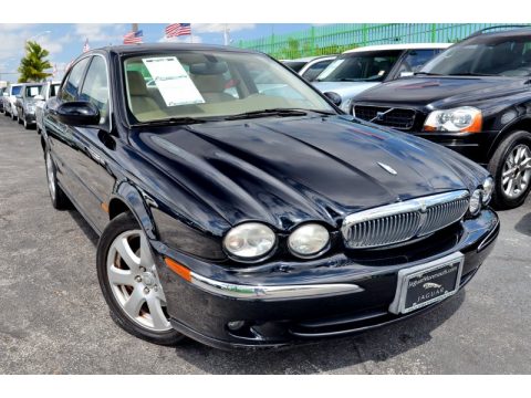 Ebony Black Jaguar X-Type 3.0.  Click to enlarge.