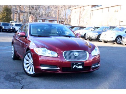 Radiance Red Metallic Jaguar XF Premium Luxury.  Click to enlarge.