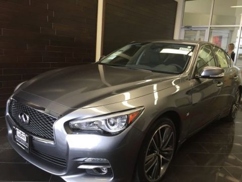 Graphite Shadow Infiniti Q50 3.7 AWD.  Click to enlarge.