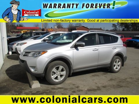 Classic Silver Metallic Toyota RAV4 XLE AWD.  Click to enlarge.