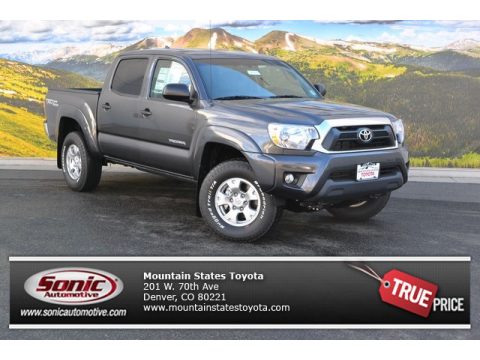 Magnetic Gray Metallic Toyota Tacoma V6 Double Cab 4x4. Click to enlarge. Magnetic Gray Metallic Toyota Tacoma V6 Double Cab 4x4. Click to enlarge.