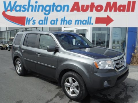 Nimbus Gray Metallic Honda Pilot EX-L 4WD.  Click to enlarge.