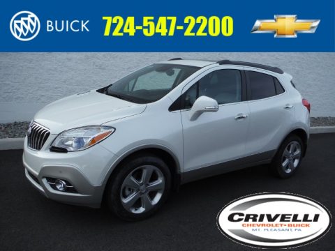 White Pearl Tricoat Buick Encore Premium AWD.  Click to enlarge.
