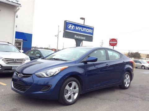 Atlantic Blue Hyundai Elantra GLS. Click to enlarge. Atlantic Blue Hyundai Elantra GLS. Click to enlarge.