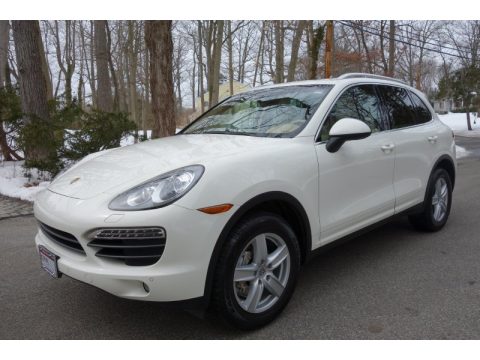 Sand White Porsche Cayenne S.  Click to enlarge.