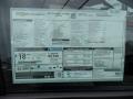  2015 Chevrolet Silverado 1500 WT Crew Cab 4x4 Black Out Edition Window Sticker #12