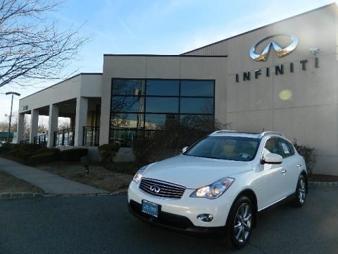 Moonlight White Infiniti QX50 AWD.  Click to enlarge.