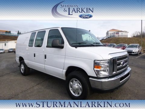 Oxford White Ford E-Series Van E250 Cargo Van.  Click to enlarge.