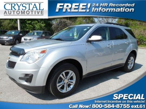 Silver Ice Metallic Chevrolet Equinox LT.  Click to enlarge.