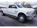 Front 3/4 View of 2015 Ram 3500 Laramie Crew Cab 4x4 Dual Rear Wheel #4