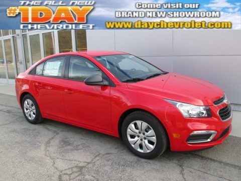 Red Hot Chevrolet Cruze LS.  Click to enlarge.