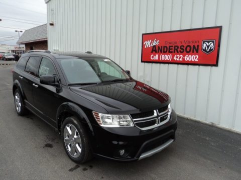 Pitch Black Dodge Journey Limited AWD.  Click to enlarge.