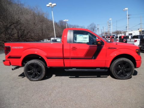 Race Red Ford F150 FX4 Tremor Regular Cab 4x4.  Click to enlarge.