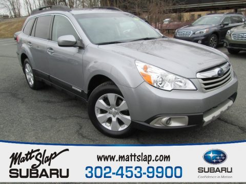Steel Silver Metallic Subaru Outback 2.5i Limited Wagon.  Click to enlarge.