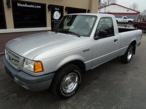 Silver Frost Metallic Ford Ranger XL Regular Cab.  Click to enlarge.