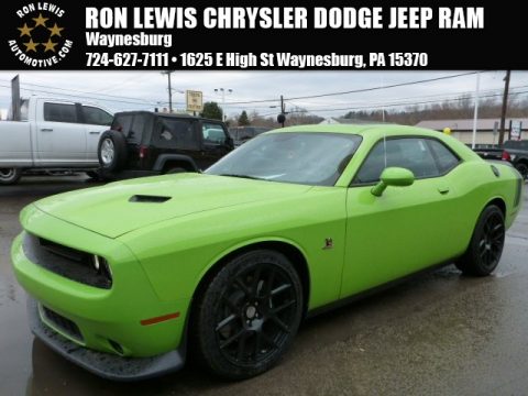 Sublime Green Pearl Dodge Challenger R/T Scat Pack.  Click to enlarge.