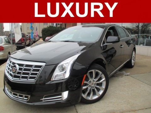 Black Diamond Tricoat Cadillac XTS Luxury Sedan.  Click to enlarge.