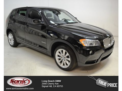 Jet Black BMW X3 xDrive28i.  Click to enlarge.