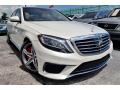 Front 3/4 View of 2015 Mercedes-Benz S 63 AMG 4Matic Sedan #1