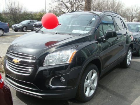 Black Granite Metallic Chevrolet Trax LTZ AWD.  Click to enlarge.