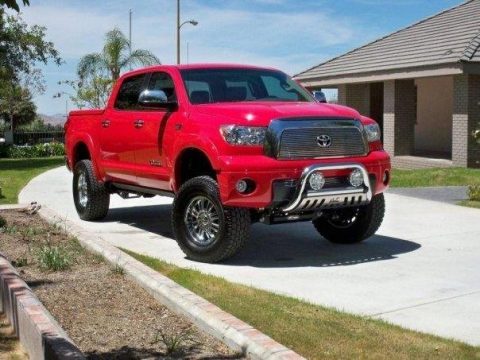 Radiant Red Toyota Tundra Limited CrewMax 4x4.  Click to enlarge.