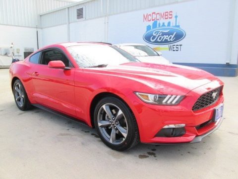 Race Red Ford Mustang V6 Coupe.  Click to enlarge.