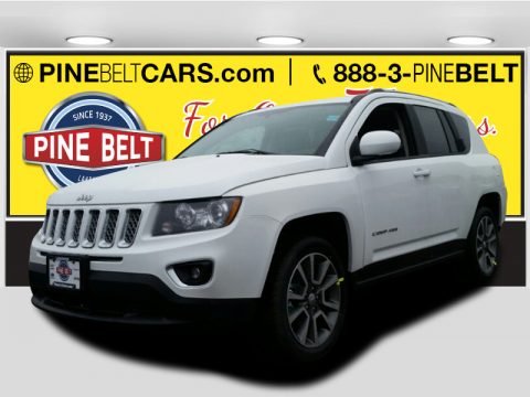 Bright White Jeep Compass Limited 4x4.  Click to enlarge.