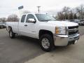 Front 3/4 View of 2010 Chevrolet Silverado 2500HD LT Extended Cab 4x4 #2