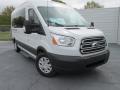 Front 3/4 View of 2015 Ford Transit Wagon XLT 350 MR Long #2