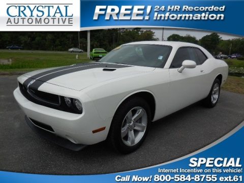 Stone White Dodge Challenger SE.  Click to enlarge.