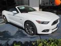 Front 3/4 View of 2015 Ford Mustang GT Premium Convertible #1