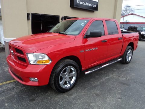 Flame Red Dodge Ram 1500 ST Crew Cab 4x4.  Click to enlarge.