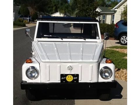 White Volkswagen Thing Type 181.  Click to enlarge.