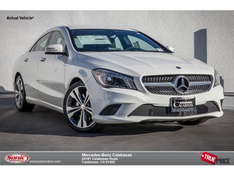 Cirrus White Mercedes-Benz CLA 250.  Click to enlarge.