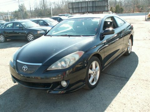 Black Toyota Solara SE V6 Coupe.  Click to enlarge.