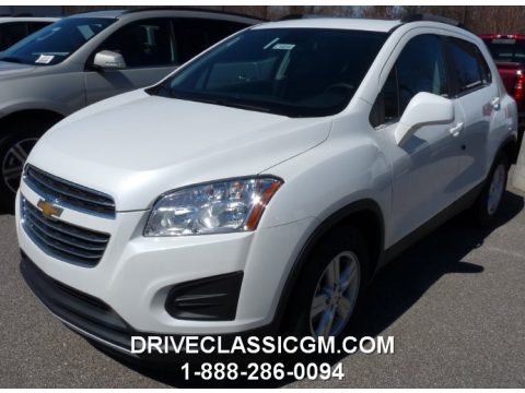 White Pearl Tricoat Chevrolet Trax LT.  Click to enlarge.