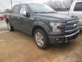 Front 3/4 View of 2015 Ford F150 Platinum SuperCrew #1