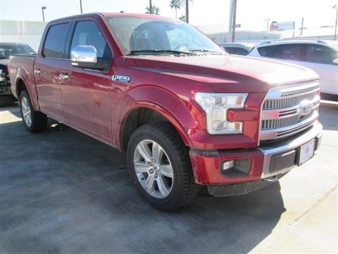 Ruby Red Metallic Ford F150 Platinum SuperCrew 4x4.  Click to enlarge.