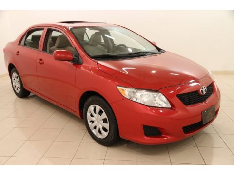 Barcelona Red Metallic Toyota Corolla S.  Click to enlarge.