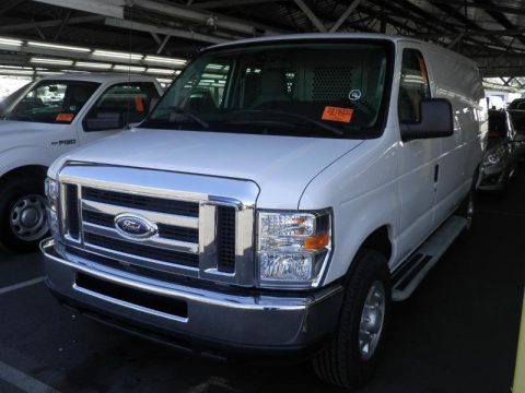 Oxford White Ford E-Series Van E250 Cargo Van.  Click to enlarge.