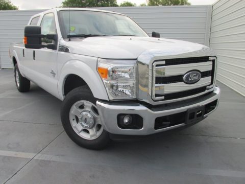 Oxford White Ford F250 Super Duty XLT Crew Cab.  Click to enlarge.