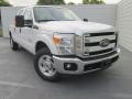 Front 3/4 View of 2015 Ford F250 Super Duty XLT Crew Cab #2