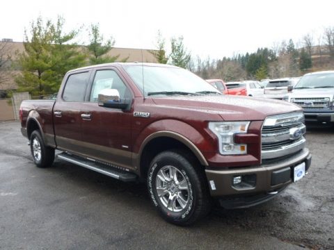 Bronze Fire Metallic Ford F150 Lariat SuperCrew 4x4.  Click to enlarge.